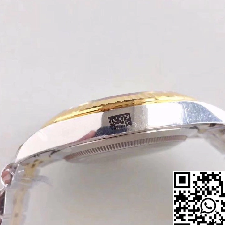 EW Datejust Gold 41MM Rolex Textured Factory Dial Diamond-studded 126333-0003 1217